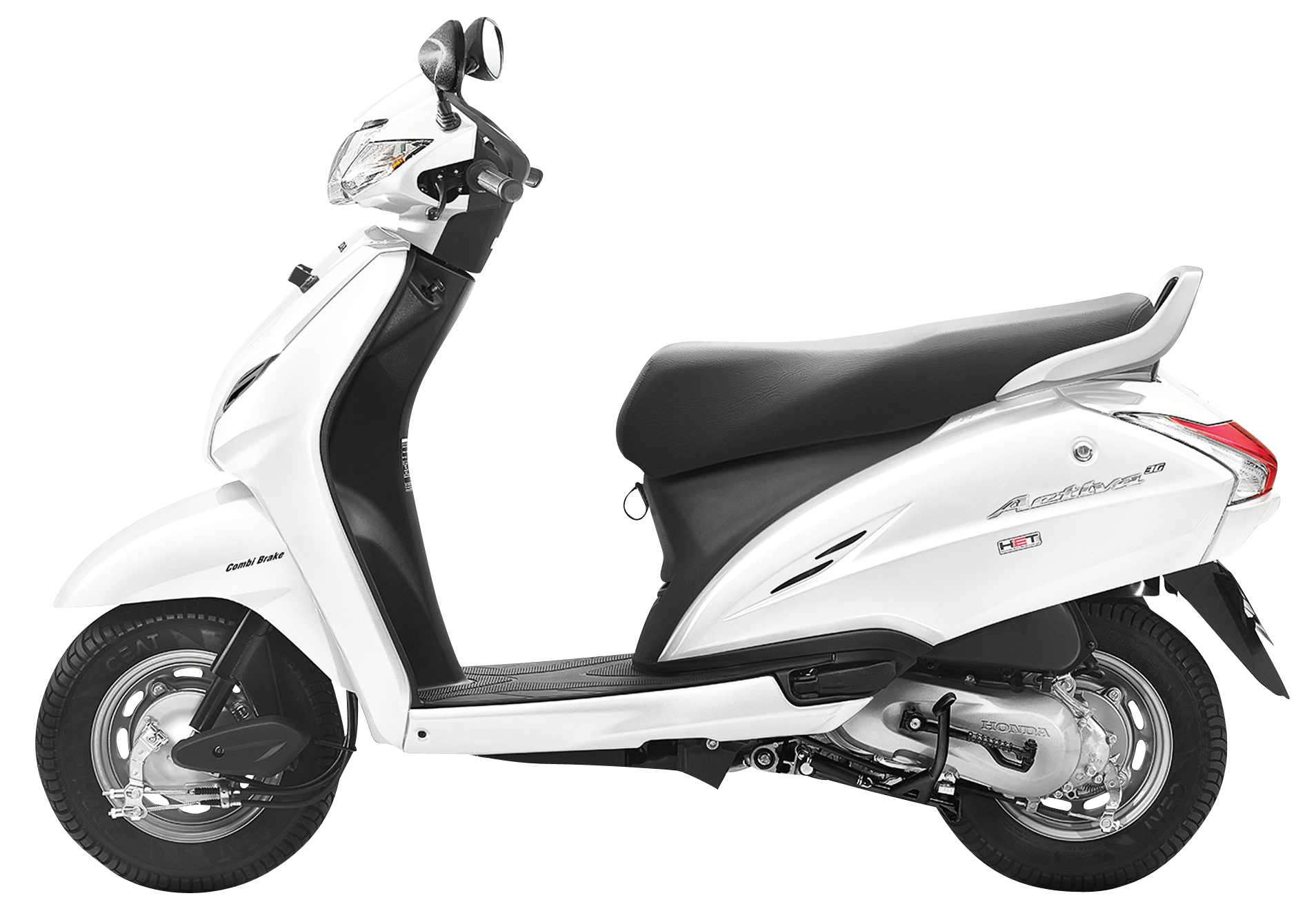 White Scooter PNG Cutout