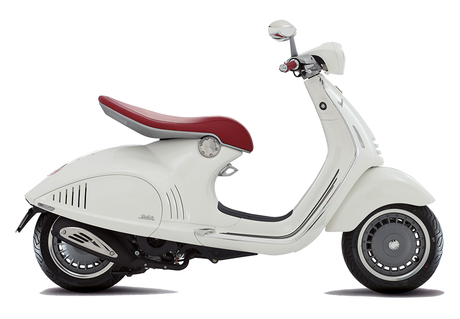 White Scooter PNG Pic