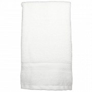 Coupure de serviette blanche