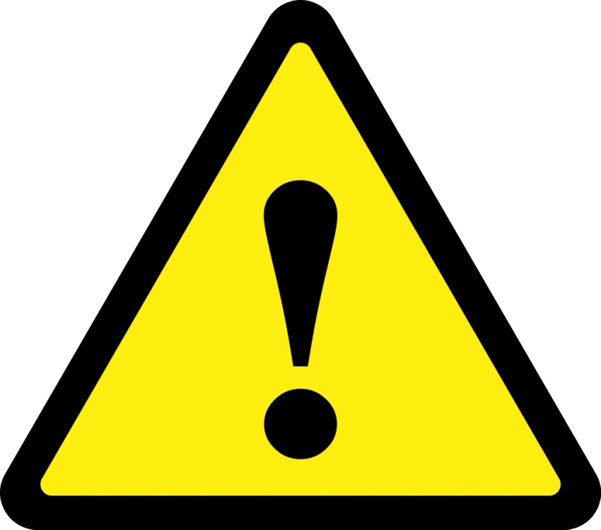 Yellow Attention PNG Image