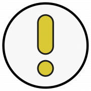 Yellow Attention PNG Images