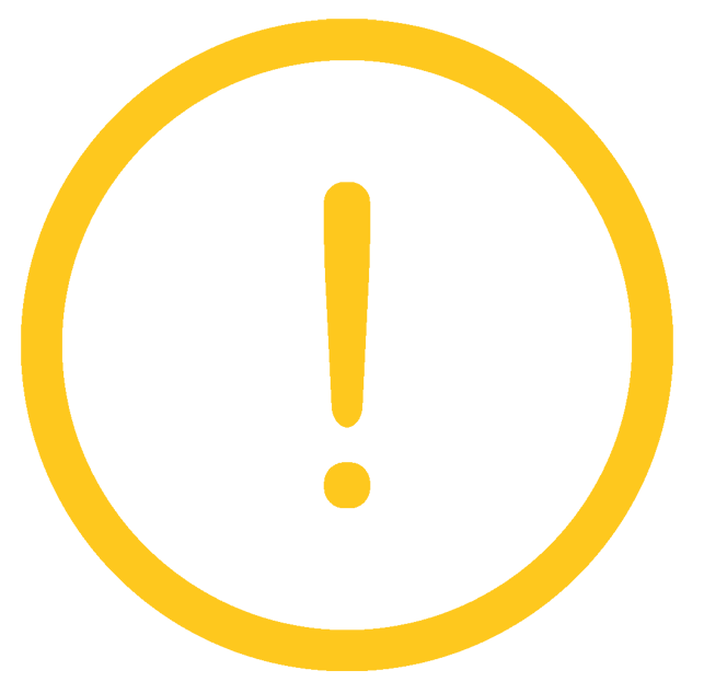 Yellow Attention PNG Photo