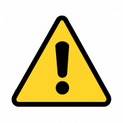 Yellow Attention PNG Picture