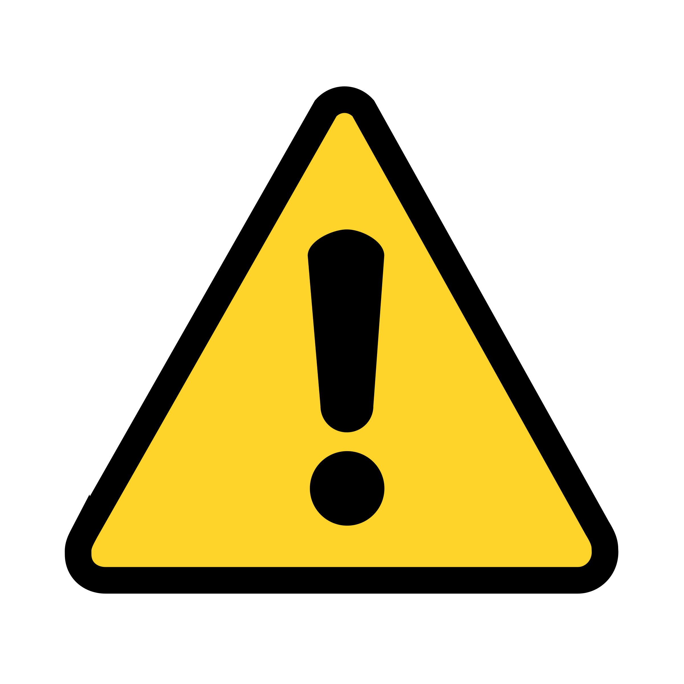 Yellow Attention PNG Picture