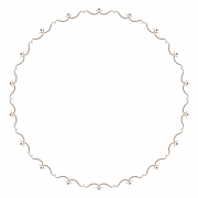 Arquivo PNG de quadro de círculo abstrato