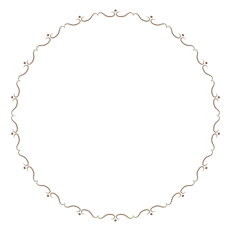 Abstract Circle Frame PNG File