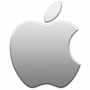 O logotipo da Apple é transparente