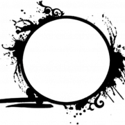 Quadro do círculo preto
