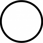 Arquivo PNG do quadro do círculo preto