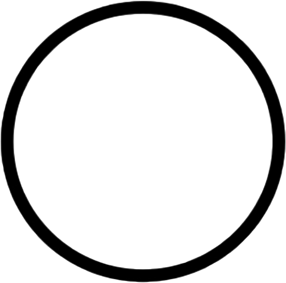 Black Circle Frame PNG File