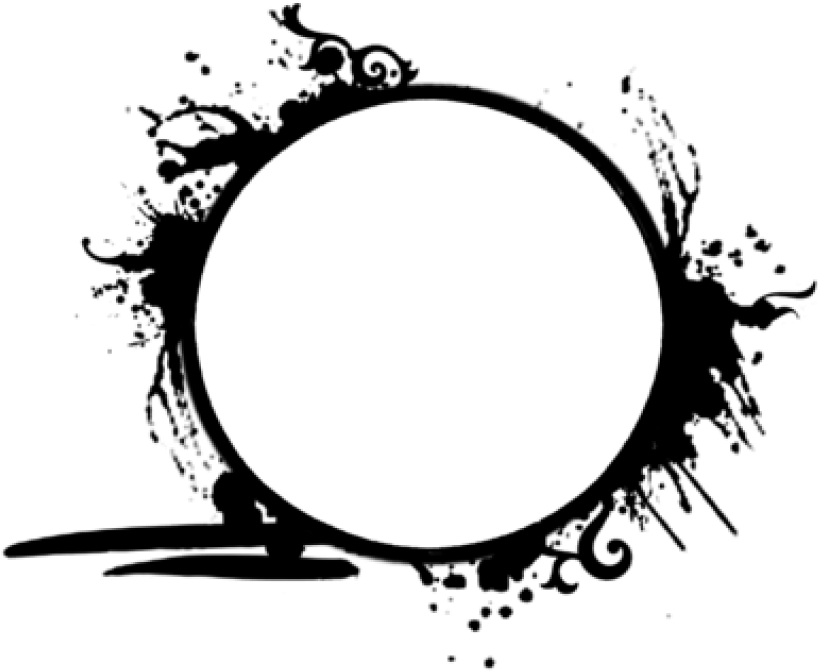 Black Circle Frame