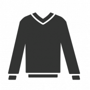 clipart pullover สีดำ png