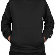 Itim na Pullover PNG cutout