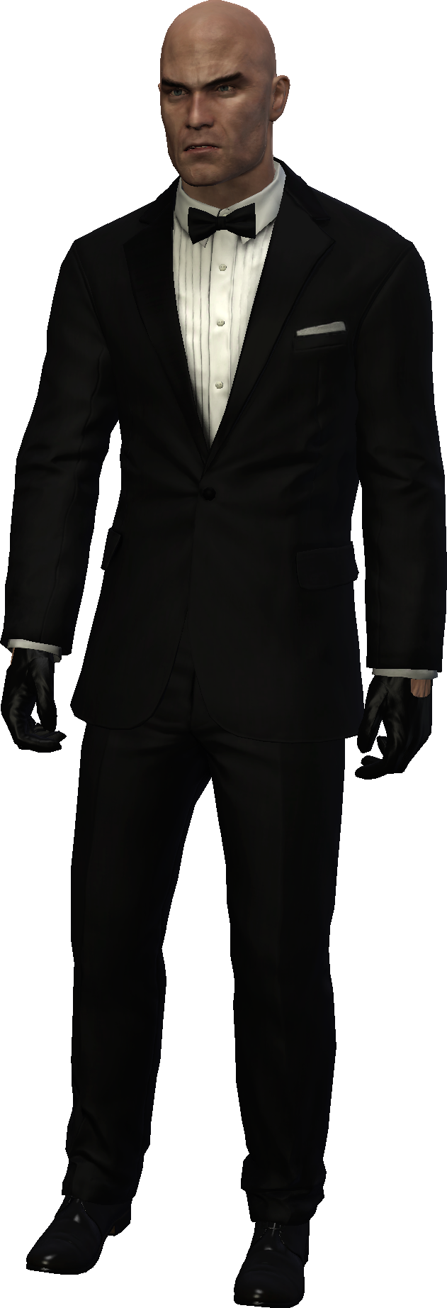 Black Suit Agent PNG File
