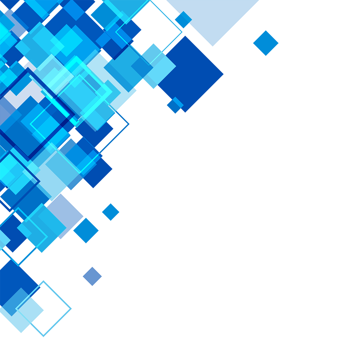 Blue Abstract Design PNG Picture