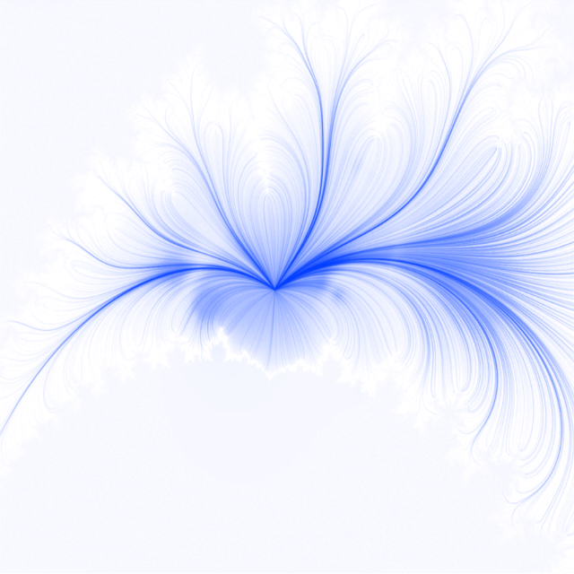 Blauwe abstracte illustratie PNG