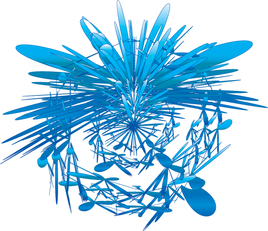 Blue Abstract PNG Pic