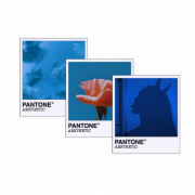 Mavi estetik grafik PNG dosyası