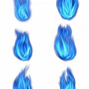 Blue Fire Abstract PNG -файл