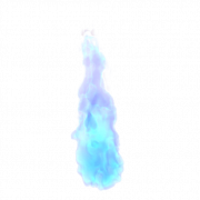 Blue Fire Abstract Png Image