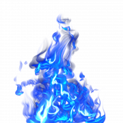 Blue Fire Abstract Png Pic