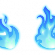 Blaues Feuer PNG Ausschnitt