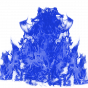 Blaues Feuer Rauch png Bild