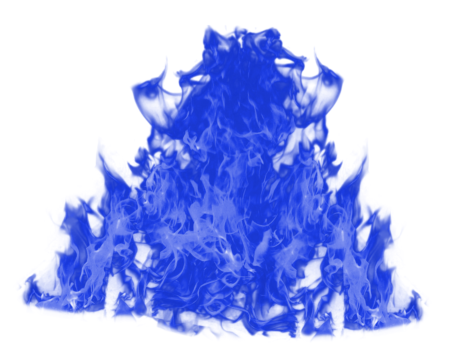 Blue Fire Smoke PNG Pic