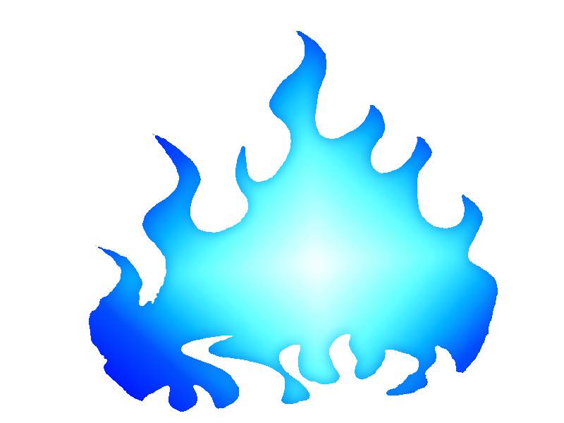 Blue Fire Smoke PNG