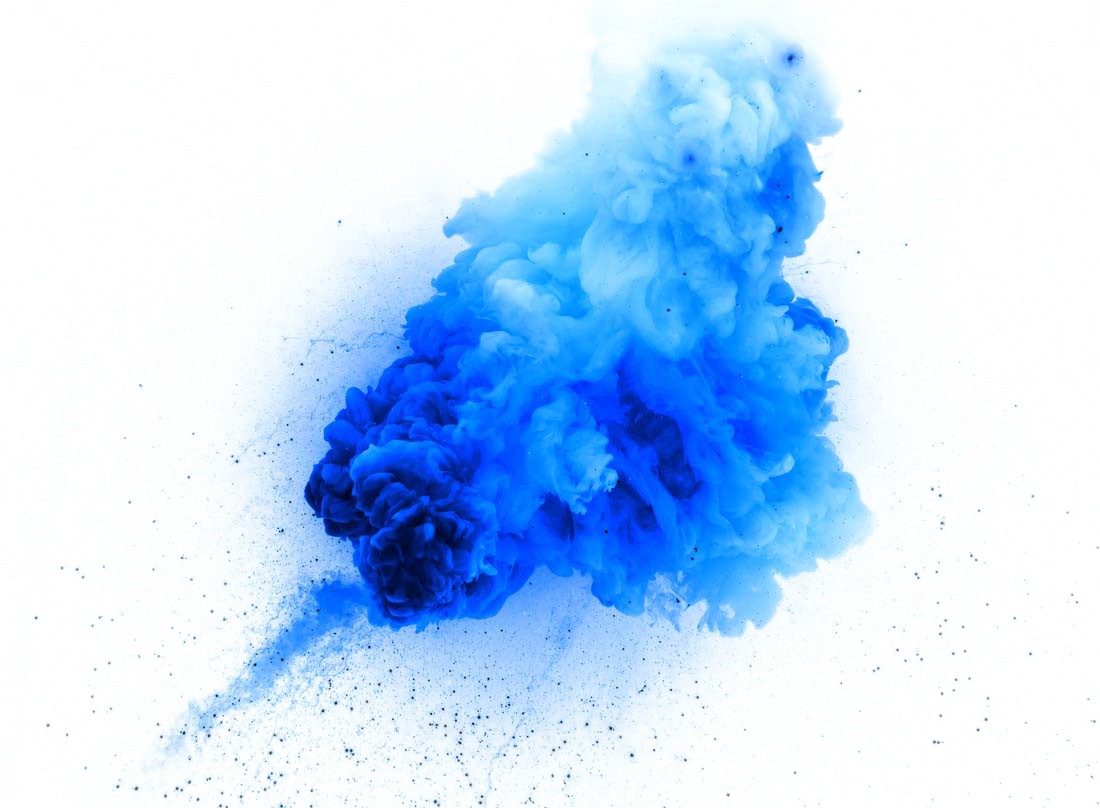 Blue Fire Smoke