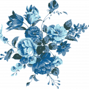 Flor azul Png Imagen libre