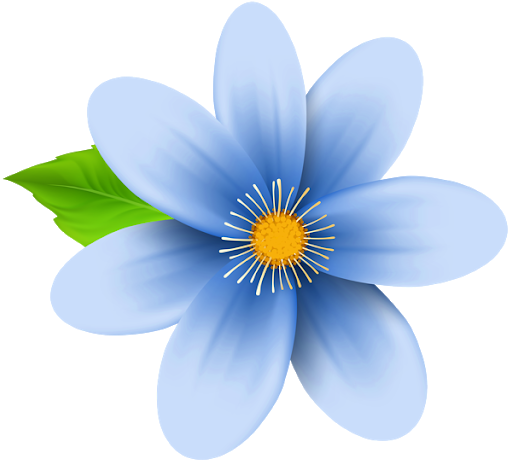 Blue Flower PNG Image HD
