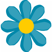 Images PNG de fleur bleue HD