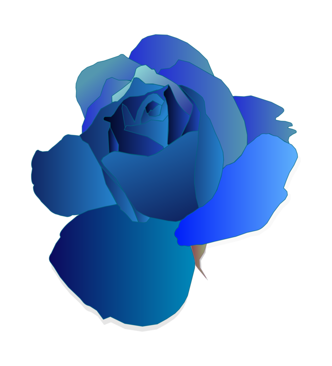 Синий цветок PNG изображения