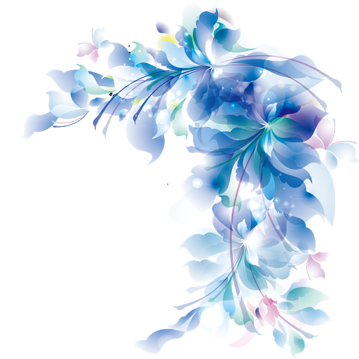 Blue Flower PNG Pic