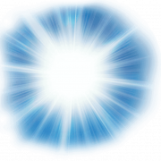 Blue Light Effect PNG Cutout