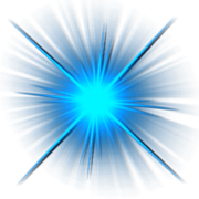 ภาพตัดปะ PNG แสงสีน้ำเงิน