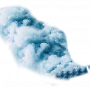 Immagini PNG astratte di fumo blu