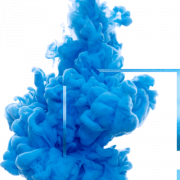 Imagen de png abstracto de humo azul