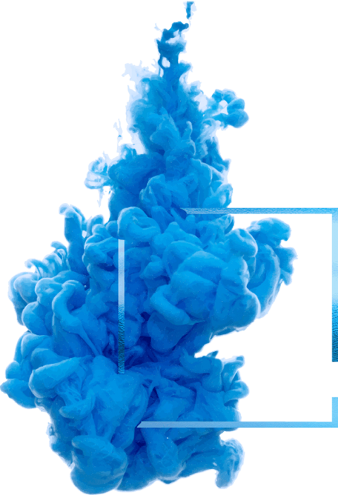 Blue Smoke Abstract PNG Picture