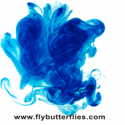 Fotos de PNG de efecto de humo azul