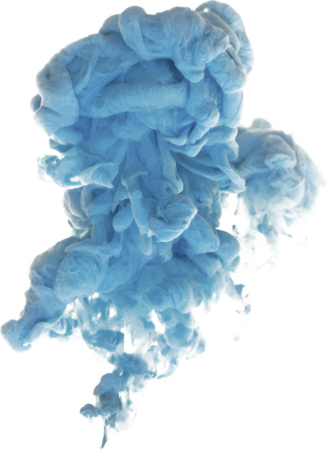 Blue Smoke Effect PNG Picture