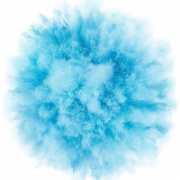 Imagen PNG de humo azul