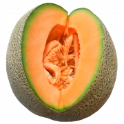 Cantaloupe melon walang background