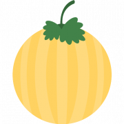 Cantaloupe Melon PNG HD -afbeelding