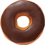 Schokoladen -Donut PNG Foto