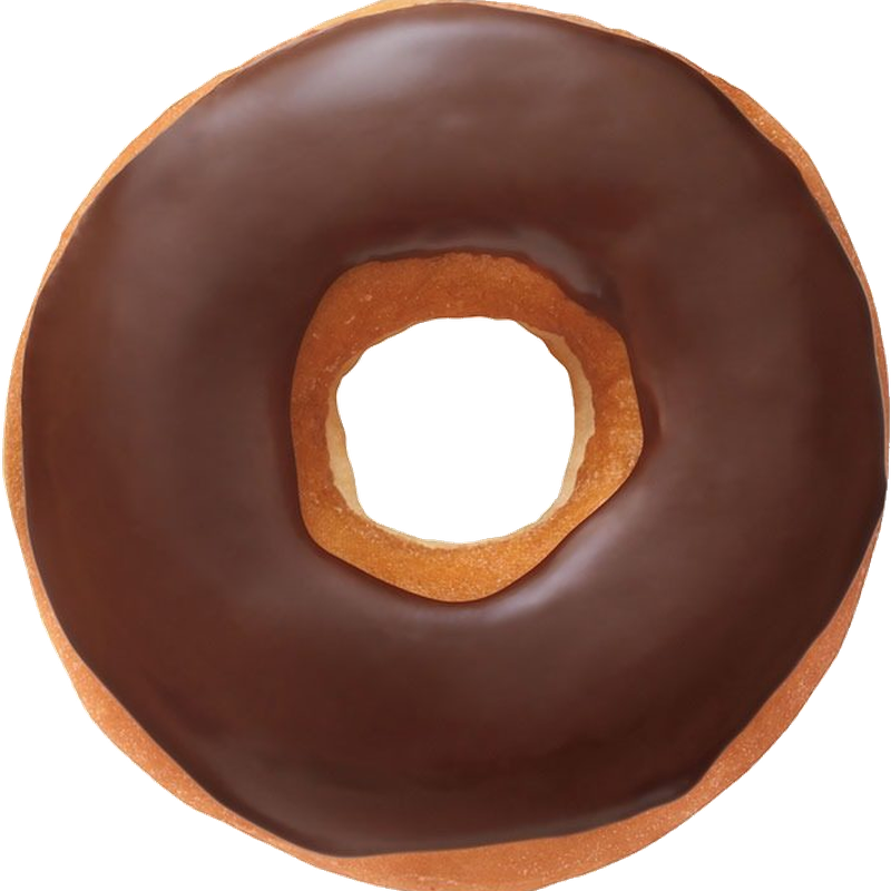 Chocolate Donut PNG Photo