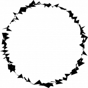 Fichier dimage PNG du cadre de cercle
