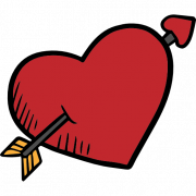 Cupido cuore freccia