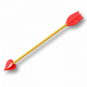 Cupid Arrow Valentine PNG -Ausschnitt